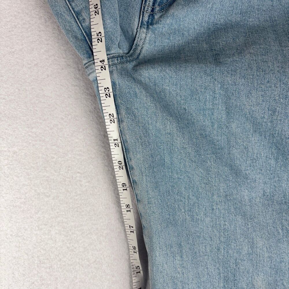 Madewell Emmett Wide-Leg Jeans Women's 25 Blue Light Wash Ankle Crop Normcore - Picture 6 of 10